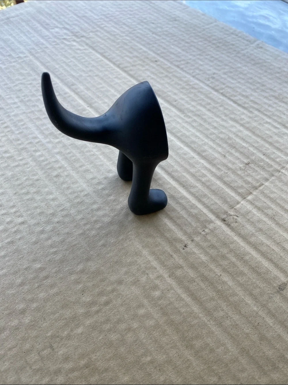 Dog tail Black Silicone Door Hook / Hanger